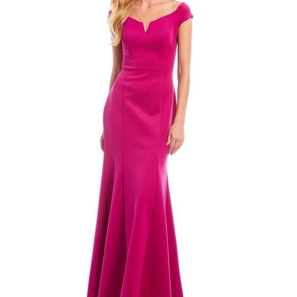 Vince camuto off the shoulder mermaid gown Clearance